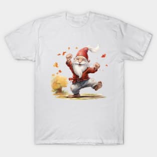 Autumn Happy Gnome #2 T-Shirt